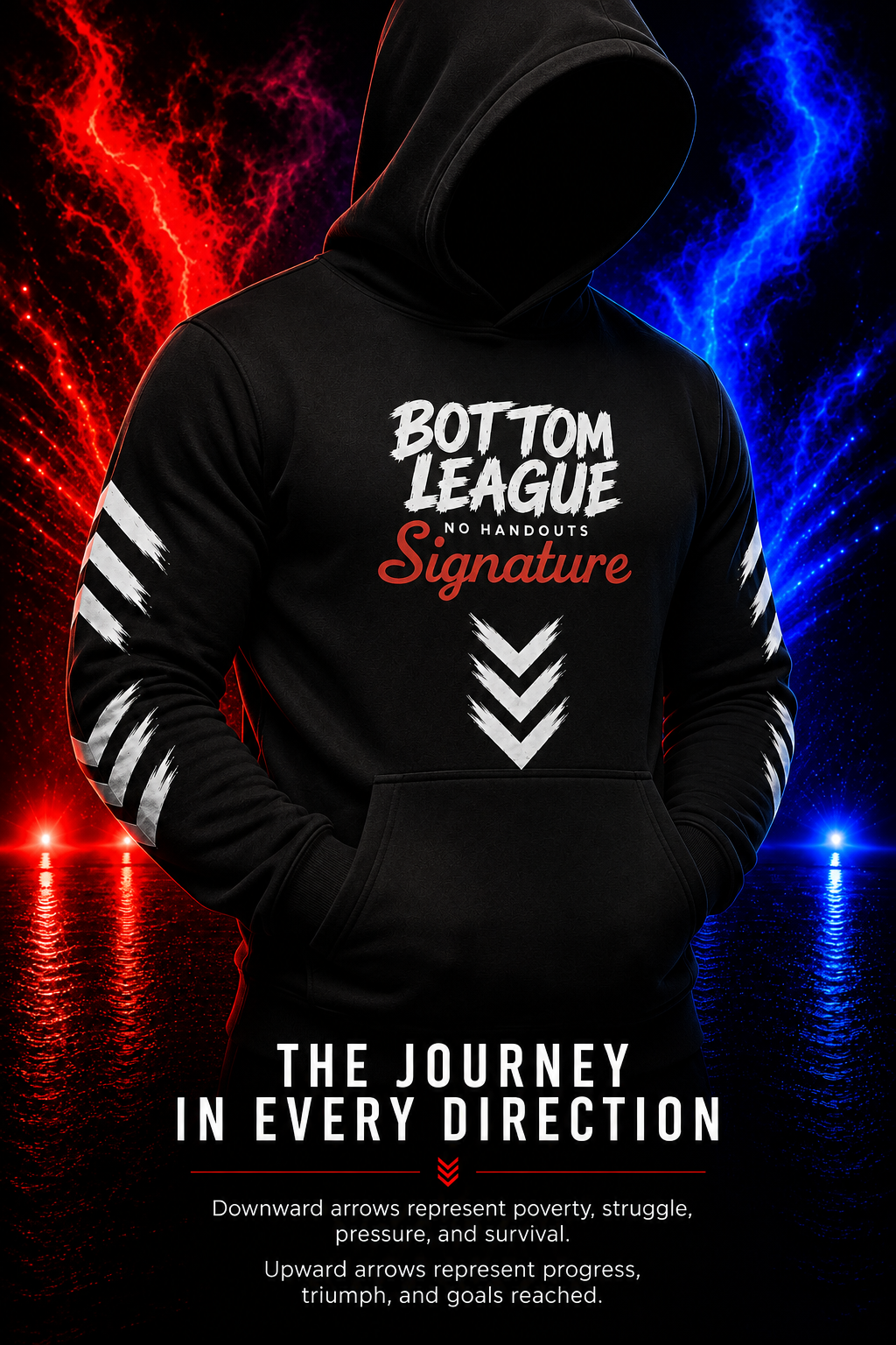 Bottom League™ Signature Heavyweight Brushed Fleece Hoodie